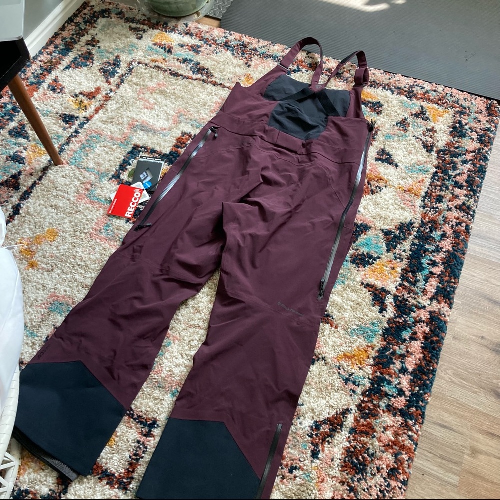 NWT Black Diamond Recon Stretch Bibs